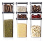 Juego 8 Recipientes Hermeticos Con Tapa Apilables
